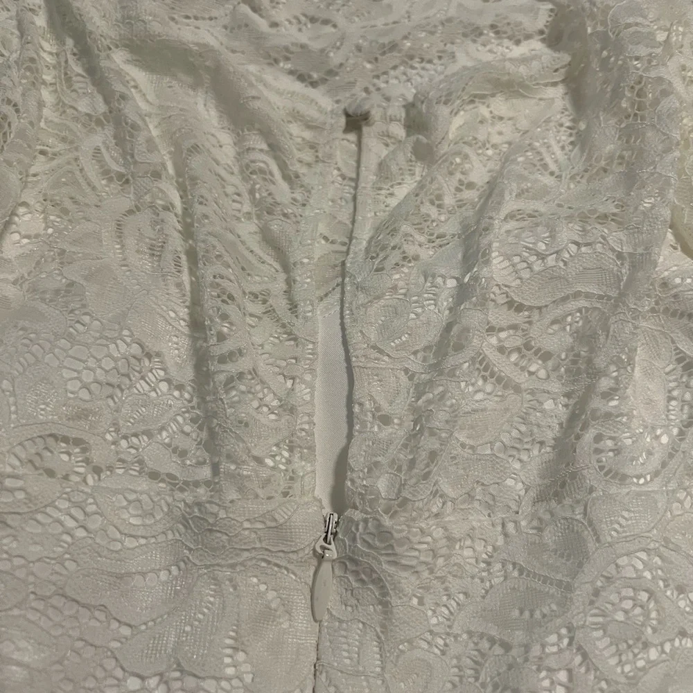 Torrid White Lace Wedding Dress - Picture 12 of 16